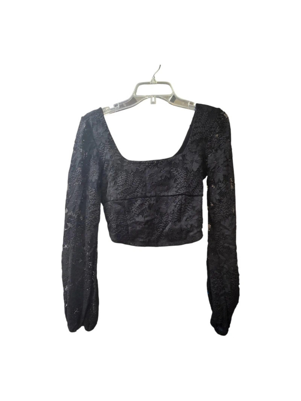 Black lace altar'd state blouse